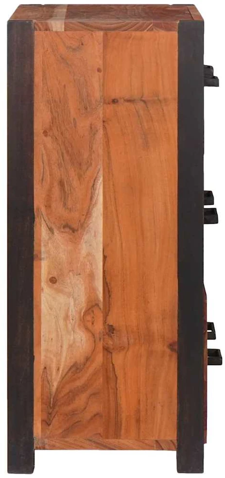 Kabalas su stalčių Ruda 55 x 30 x 75 cm Kietos akacijos mediena
