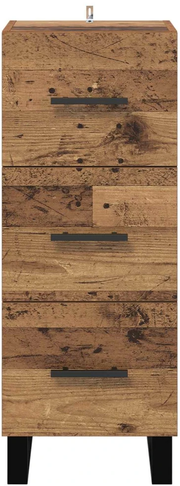 Kabalas su stalčių Senovinis medis 34,5 x 34 x 90 cm