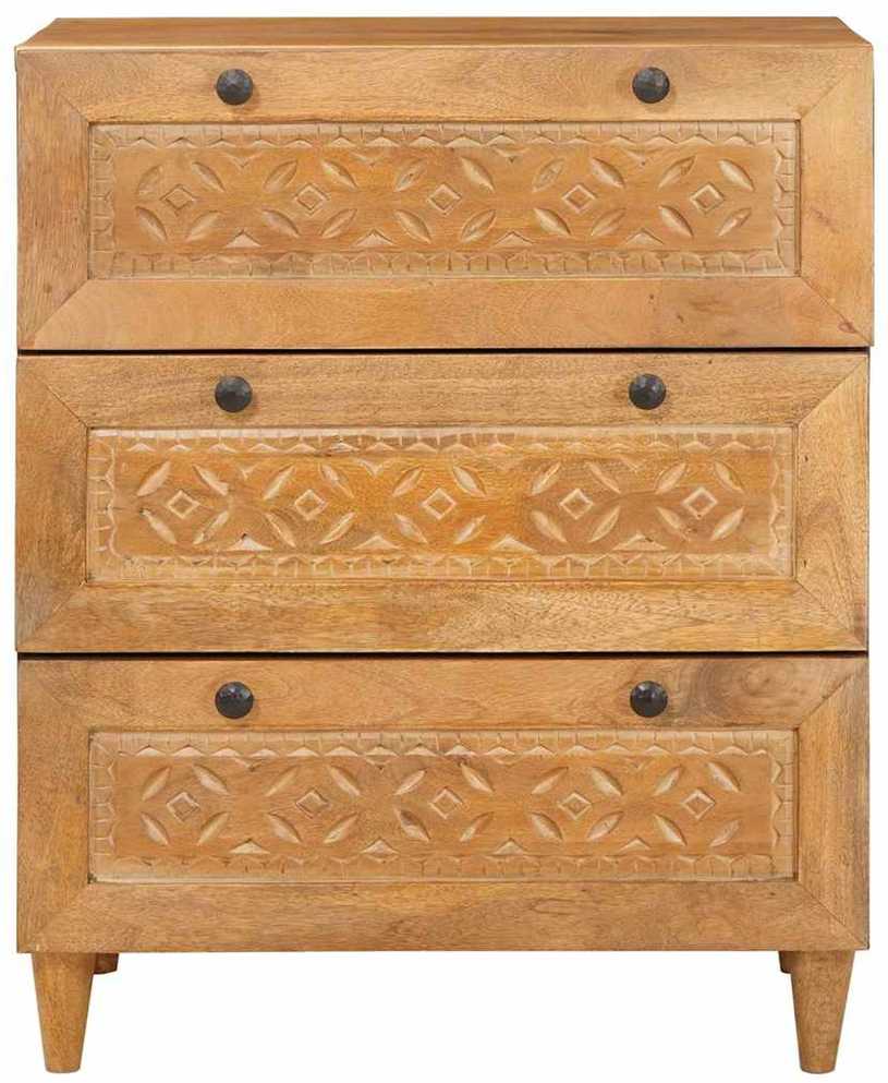 Kabalas Šviesiai ruda 60 x 33 x 75 cm mango medienos masyvas