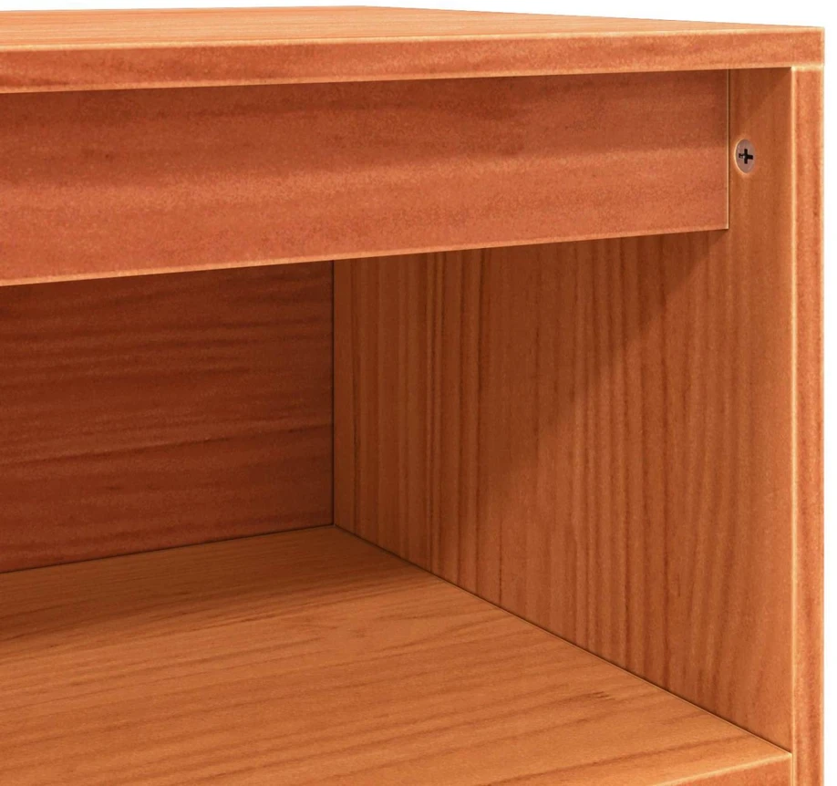 Kabalas Vaško ruda 104,5 x 34 x 80 cm Kietos pušies mediena