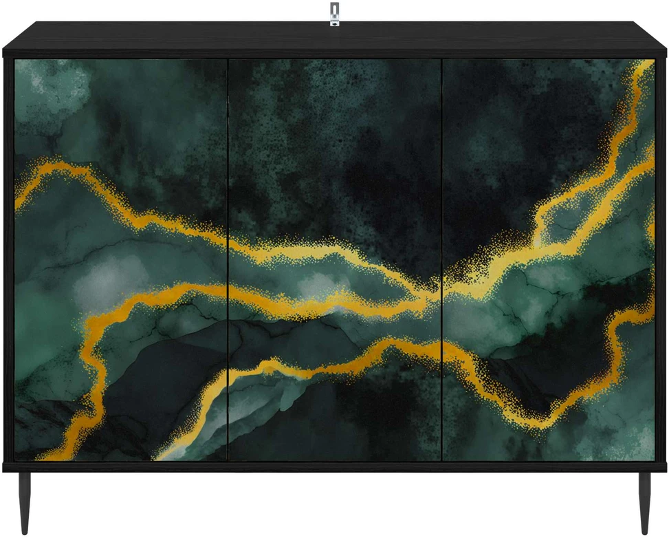 Kabalas WIJHE Juodojo ąžuolo 102 x 33 x 76 cm Apdirbta mediena