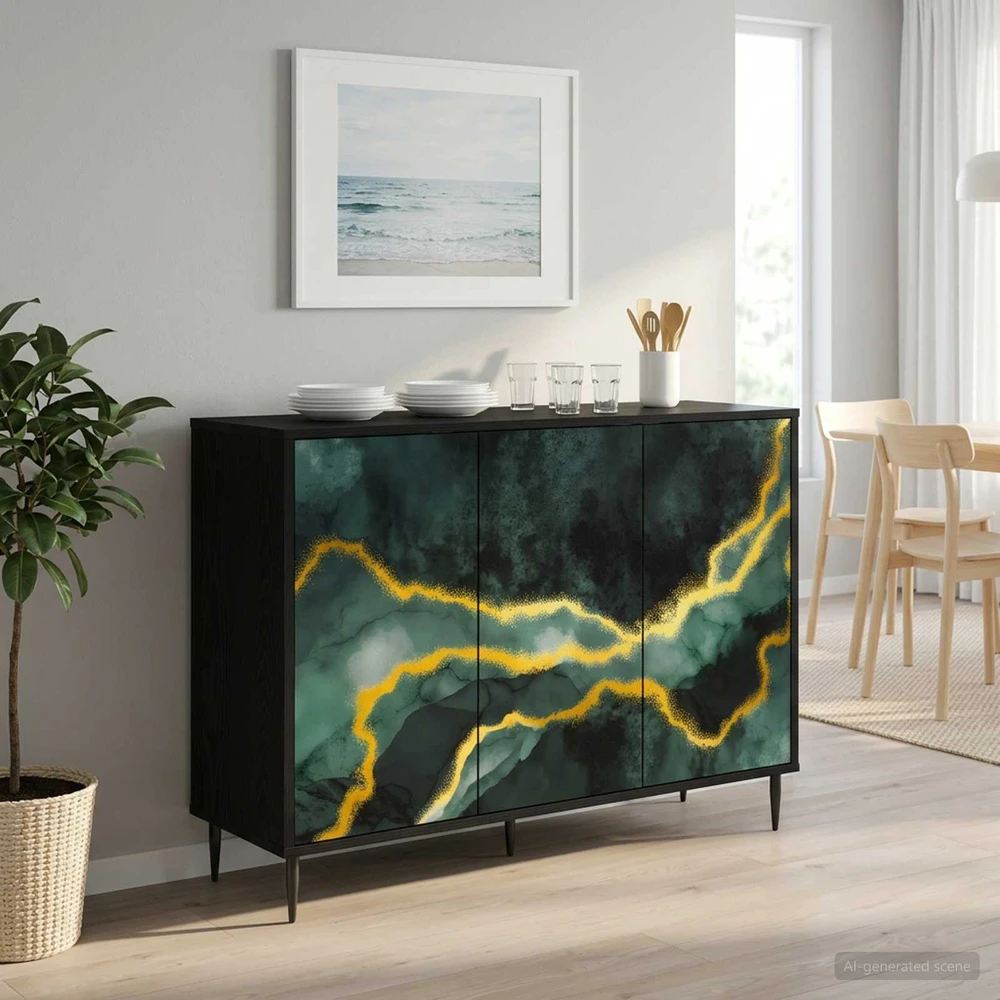 Kabalas WIJHE Juodojo ąžuolo 102 x 33 x 76 cm Apdirbta mediena