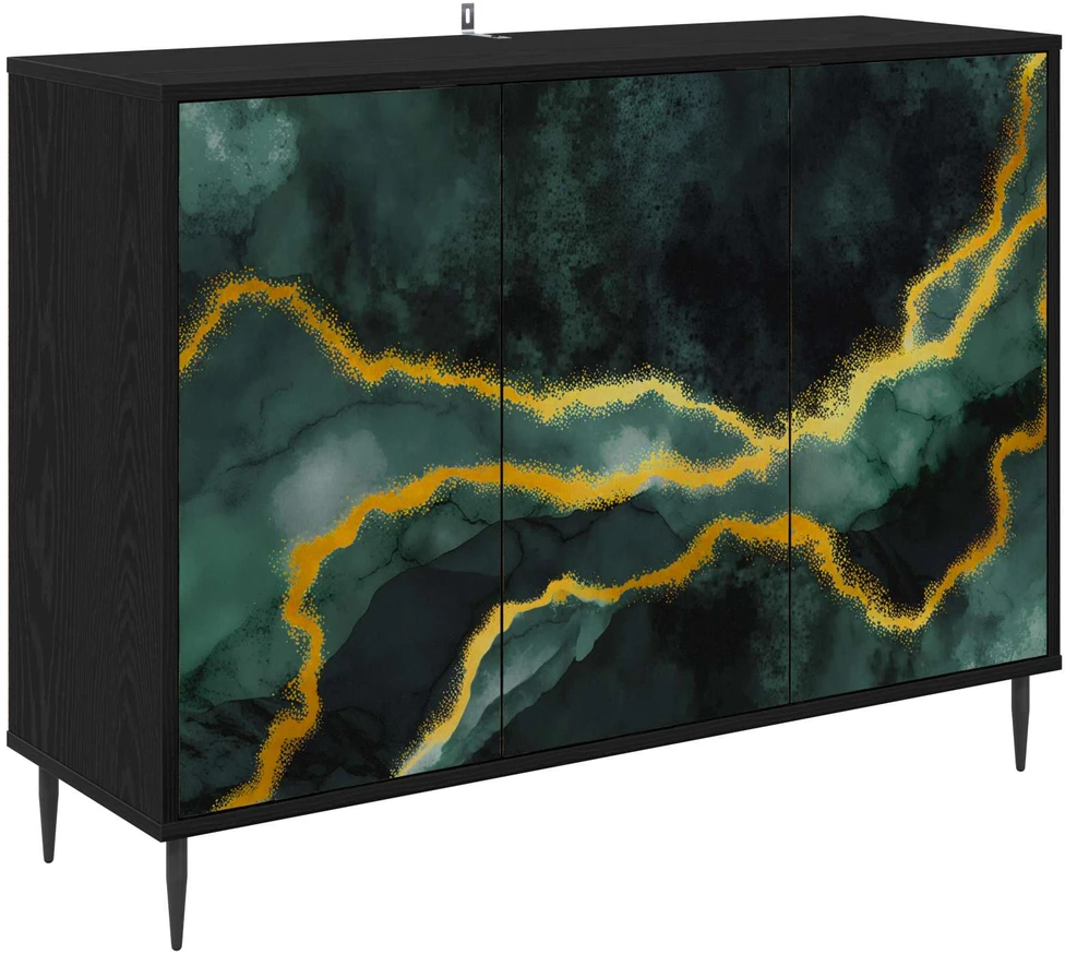 Kabalas WIJHE Juodojo ąžuolo 102 x 33 x 76 cm Apdirbta mediena