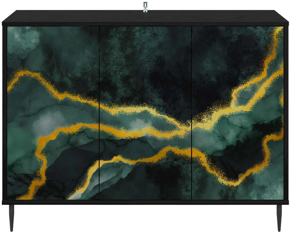 Kabalas WIJHE Juodojo ąžuolo 102 x 33 x 76 cm Apdirbta mediena