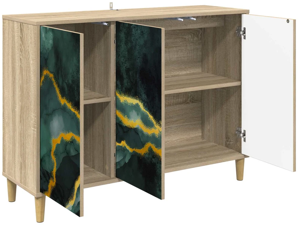 Kabalas WIJHE Sonoma ąžuolo 102 x 33 x 75 cm Apdirbta mediena