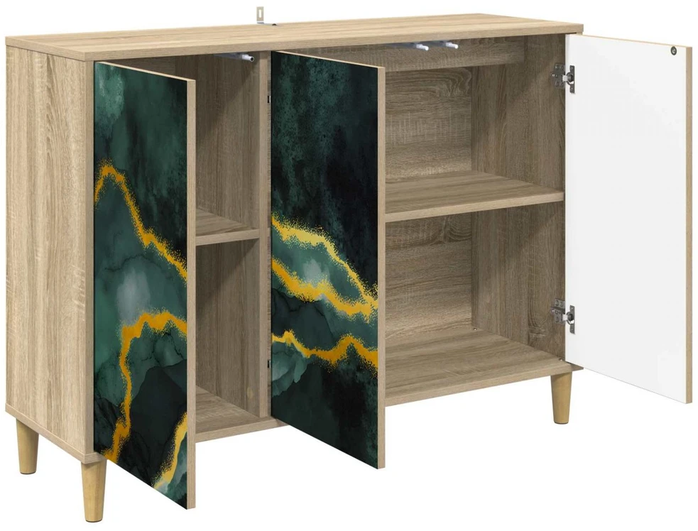 Kabalas WIJHE Sonoma ąžuolo 102 x 33 x 75 cm Apdirbta mediena