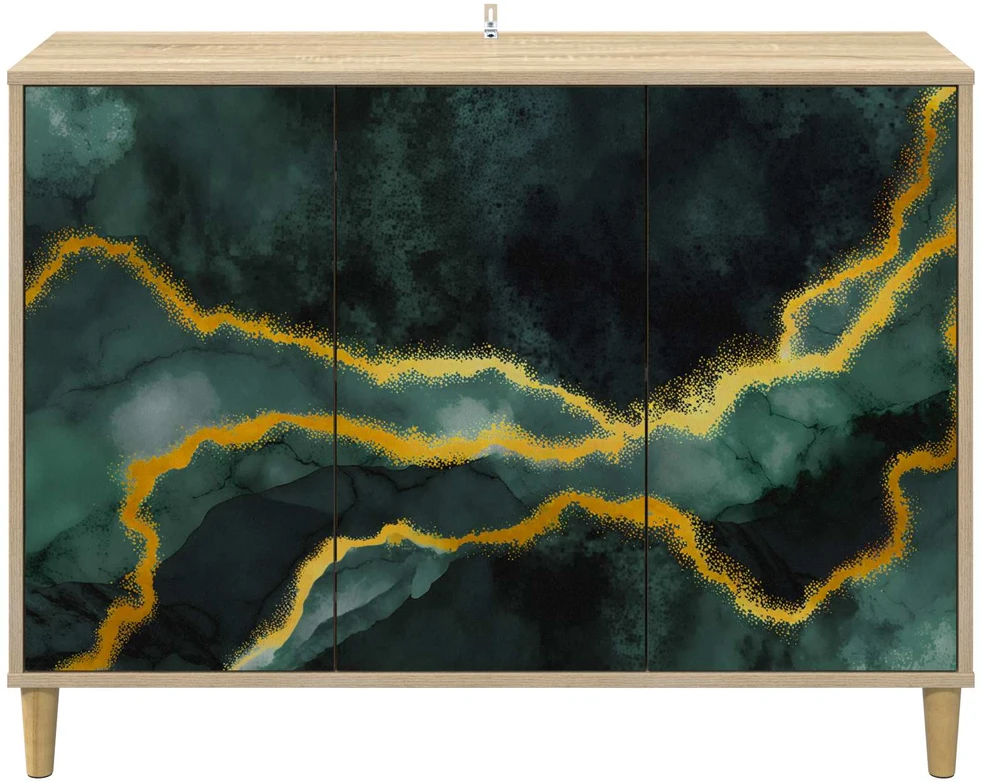 Kabalas WIJHE Sonoma ąžuolo 102 x 33 x 75 cm Apdirbta mediena