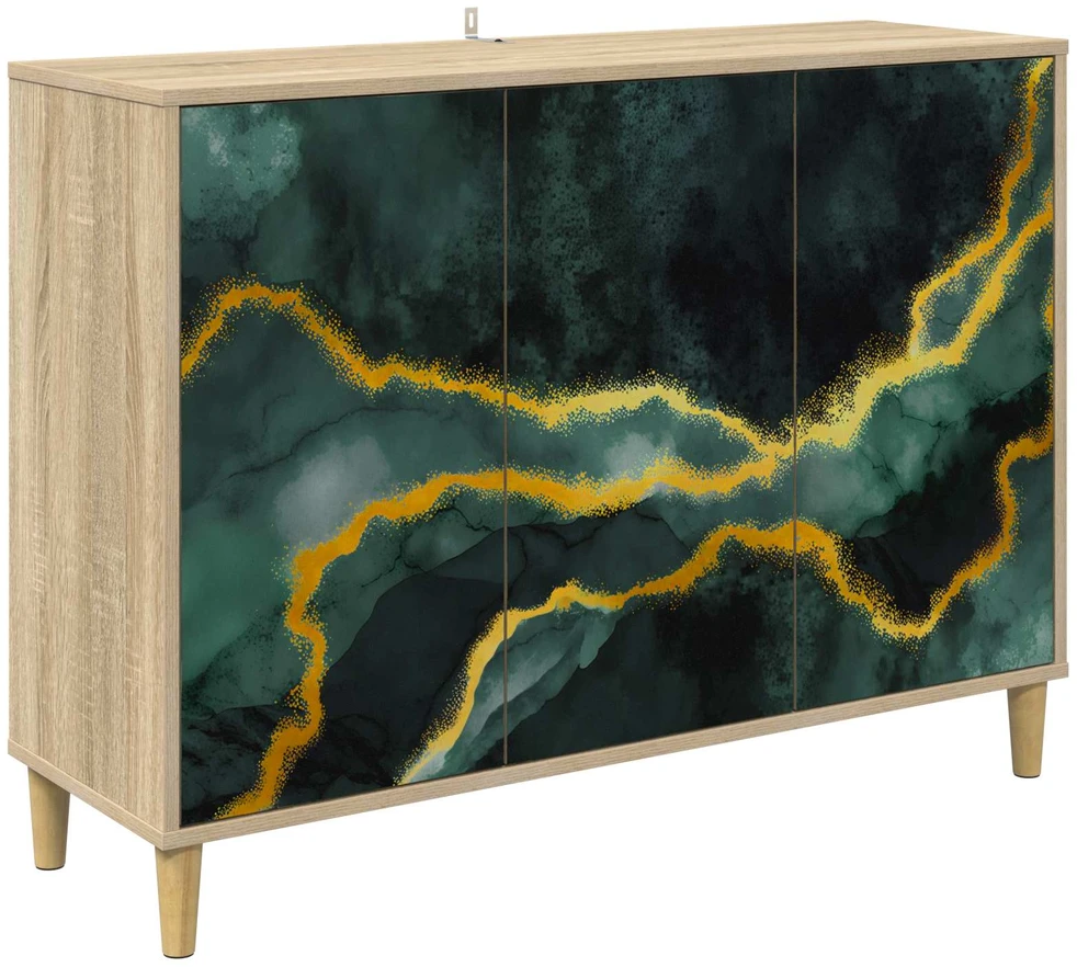 Kabalas WIJHE Sonoma ąžuolo 102 x 33 x 75 cm Apdirbta mediena
