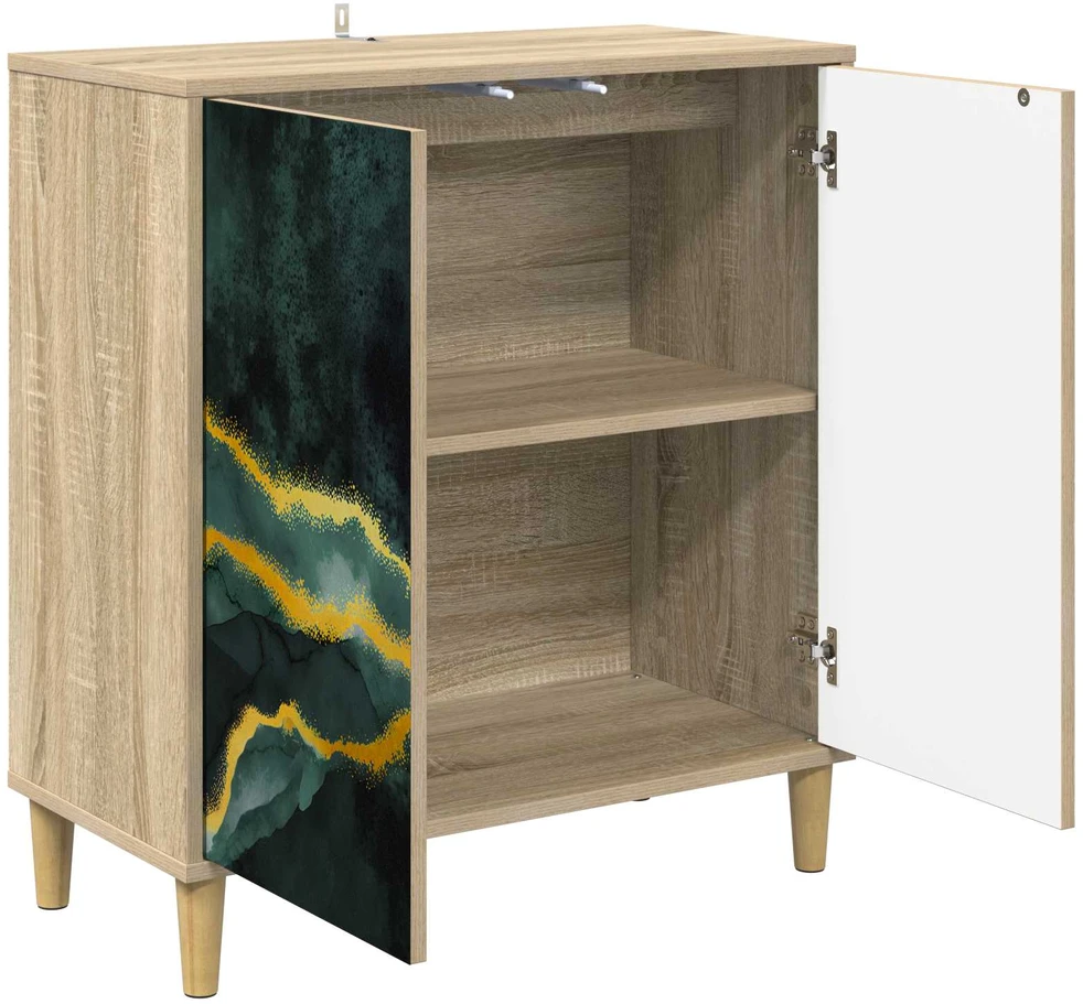 Kabalas WIJHE Sonoma ąžuolo 69 x 33 x 75 cm Apdirbta mediena