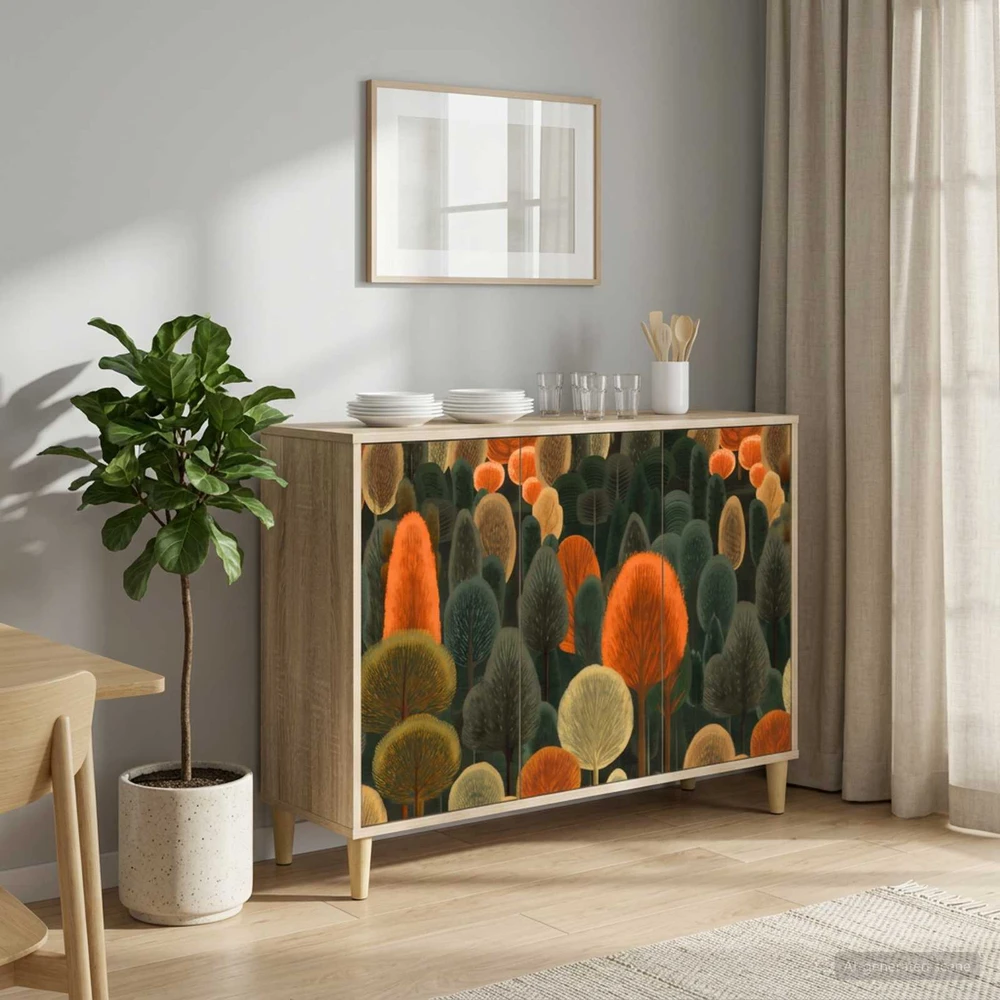 Kabalas ZAANDAM Sonoma ąžuolo 102 x 33 x 75 cm Apdirbta mediena