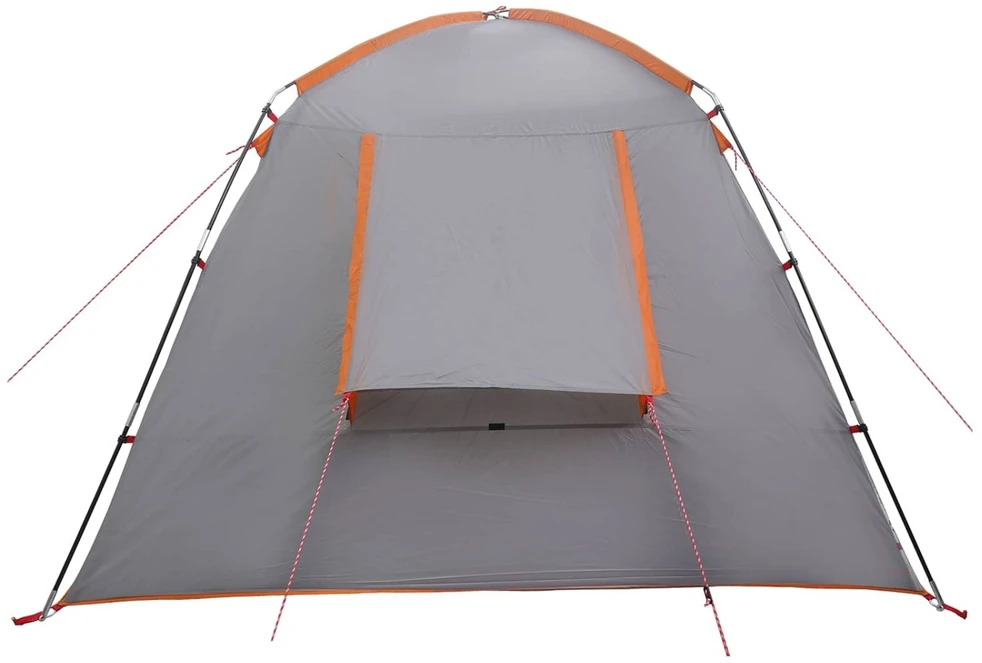 Kabanas palapinė su stogu Pilka ir oranžinė 300 x 210 x 156 cm