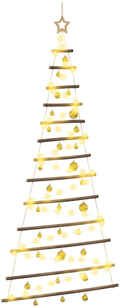 Kabančios Kalėdų eglutės su žaisliukais 180 cm 100 LED