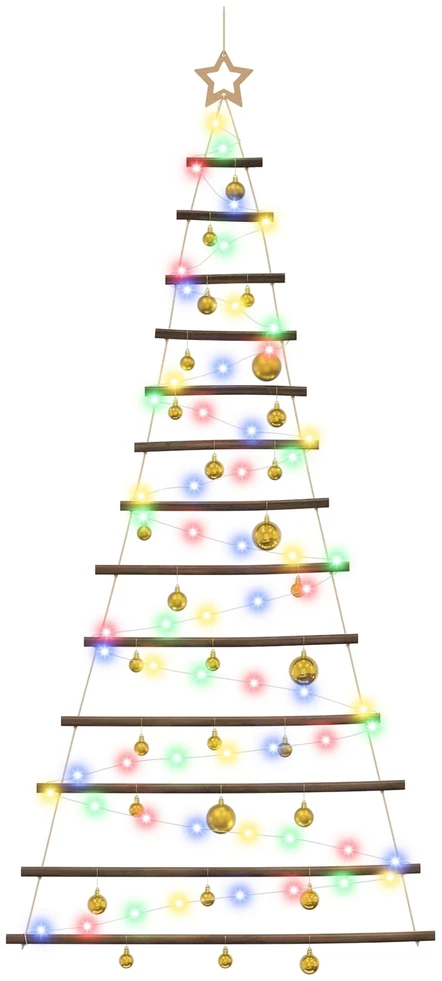 Kabančios Kalėdų eglutės su žaisliukais 180 cm 100 LED