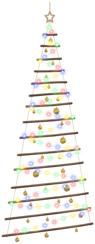 Kabančios Kalėdų eglutės su žaisliukais 210 cm 130 LED