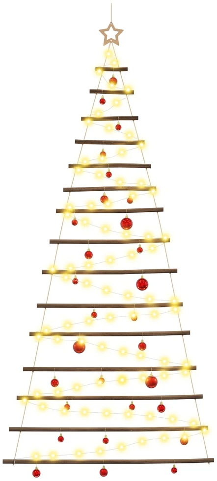 Kabančios Kalėdų eglutės su žaisliukais 210 cm 130 LED