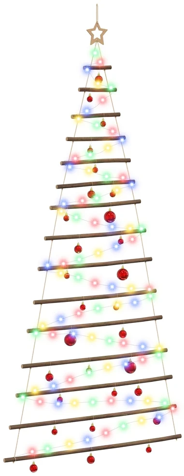 Kabančios Kalėdų eglutės su žaisliukais 210 cm 130 LED