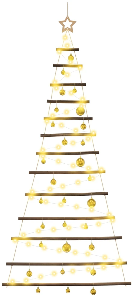 Kabančios Kalėdų eglutės su žaisliukais 180 cm 100 LED