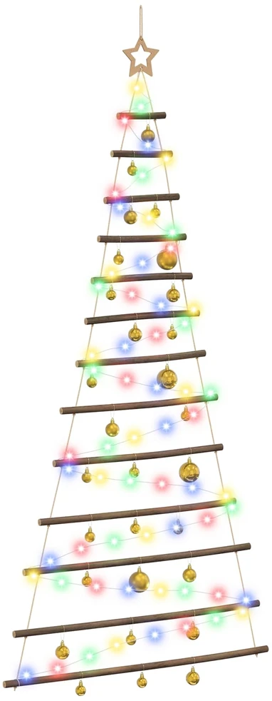 Kabančios Kalėdų eglutės su žaisliukais 180 cm 100 LED