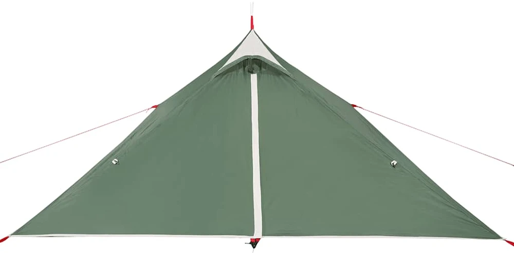 Stovyklavimo palapinė, žalia, vienvietė, tipi dizaino
