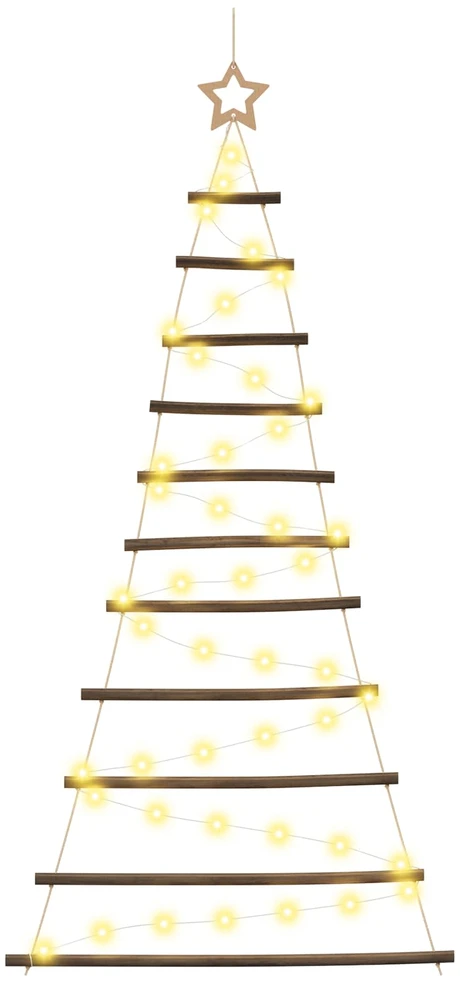 Kabantis Kalėdų medis 150 cm 80 LED Šilta balta