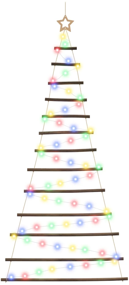 Kabantis Kalėdų medis 180 cm 100 LED Įvairių spalvų