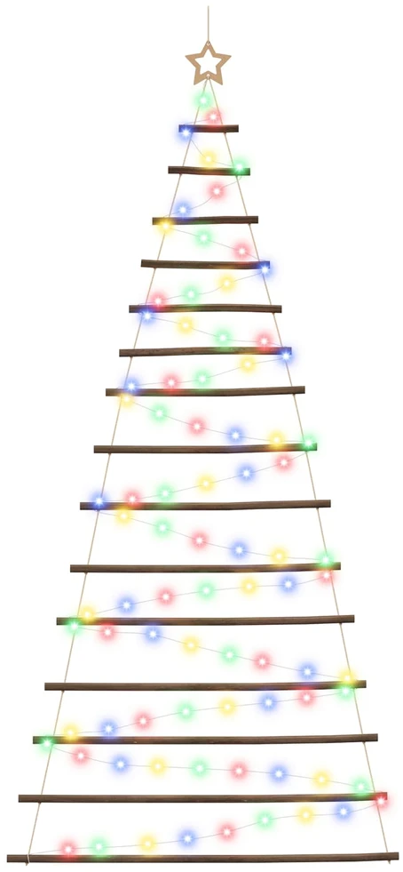 Kabantis Kalėdų medis 210 cm 130 LED Įvairių spalvų