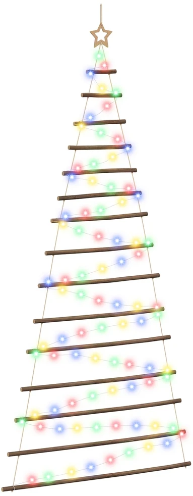 Kabantis Kalėdų medis 210 cm 130 LED Įvairių spalvų