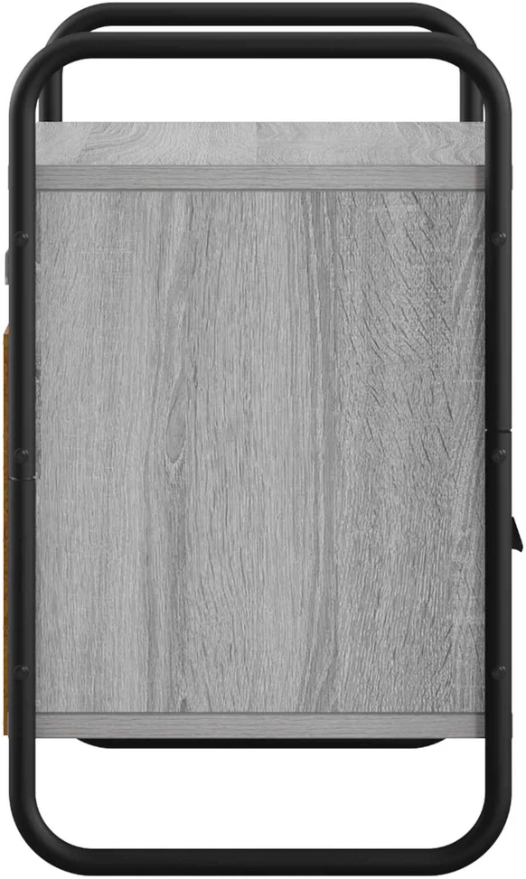 Kabantis naktinis staliukas 2 vnt. Pilka Sonoma 40 x 30 x 50 cm