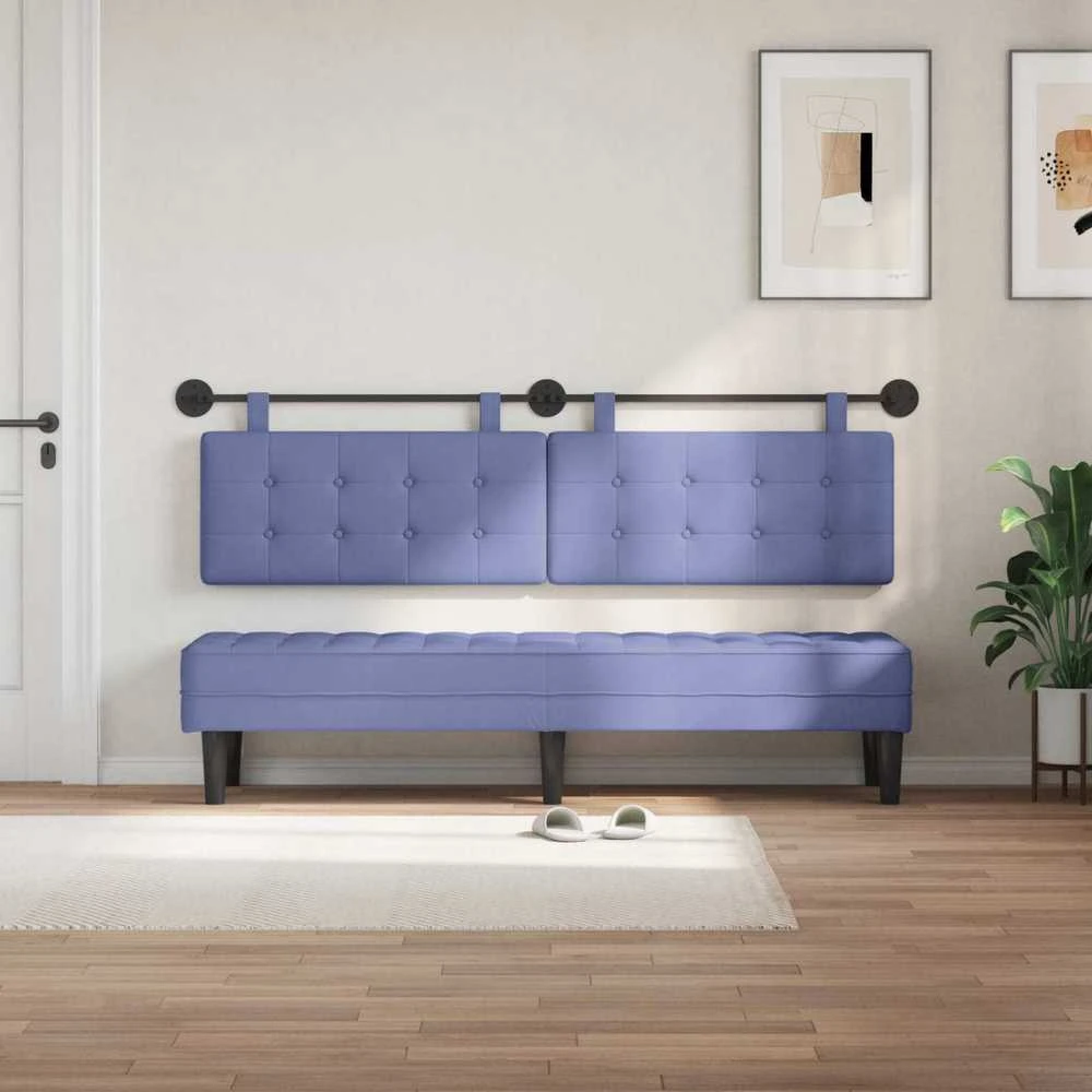 Kabantysis galvūgalis Džinsinės mėlynos 190 x 55 x 5 cm audinys