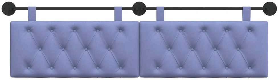 Pakabinamas lovos galvūgalis Džinsinės mėlynos Audinys