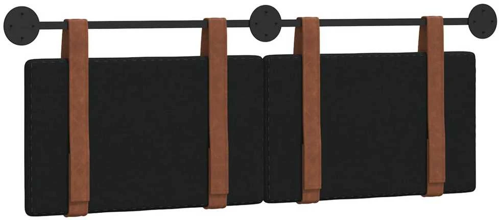 Kabantysis galvūgalis Juodas 130 x 55 x 5 cm Antikinis PU