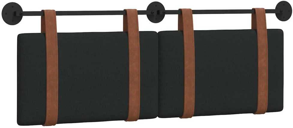 Kabantysis galvūgalis Juodas 130 x 55 x 5 cm Antikinis PU