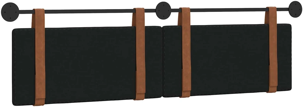 Kabantysis galvūgalis Juodas 190 x 55 x 5 cm Antikinis PU