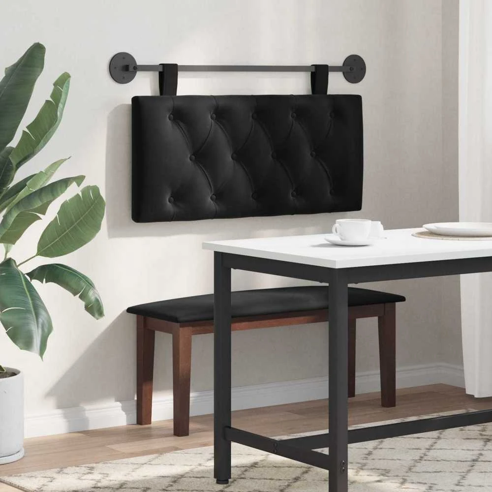 Pakabinamas lovos galvūgalis Juoda Aksomas