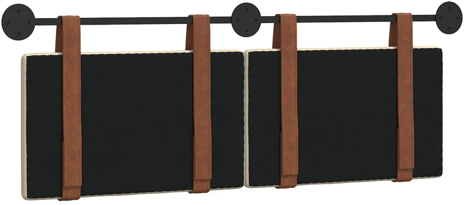Kabantysis galvūgalis Kreminė 130 x 55 x 5 cm Antikinis PU
