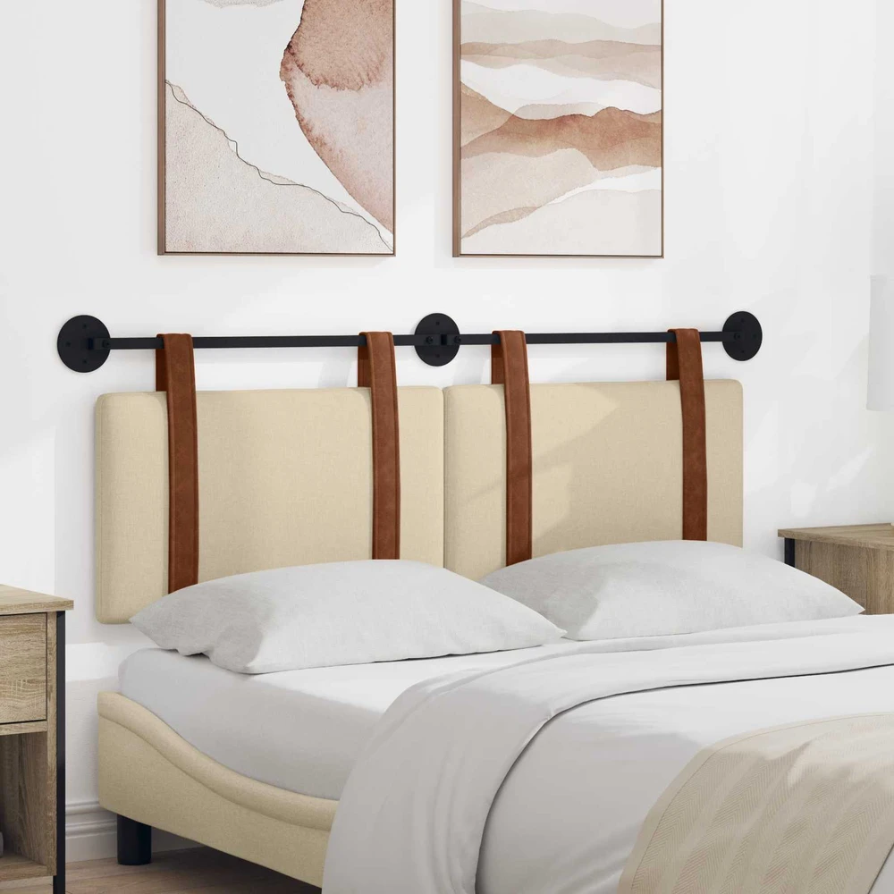 Kabantysis galvūgalis Kreminė 130 x 55 x 5 cm Antikinis PU