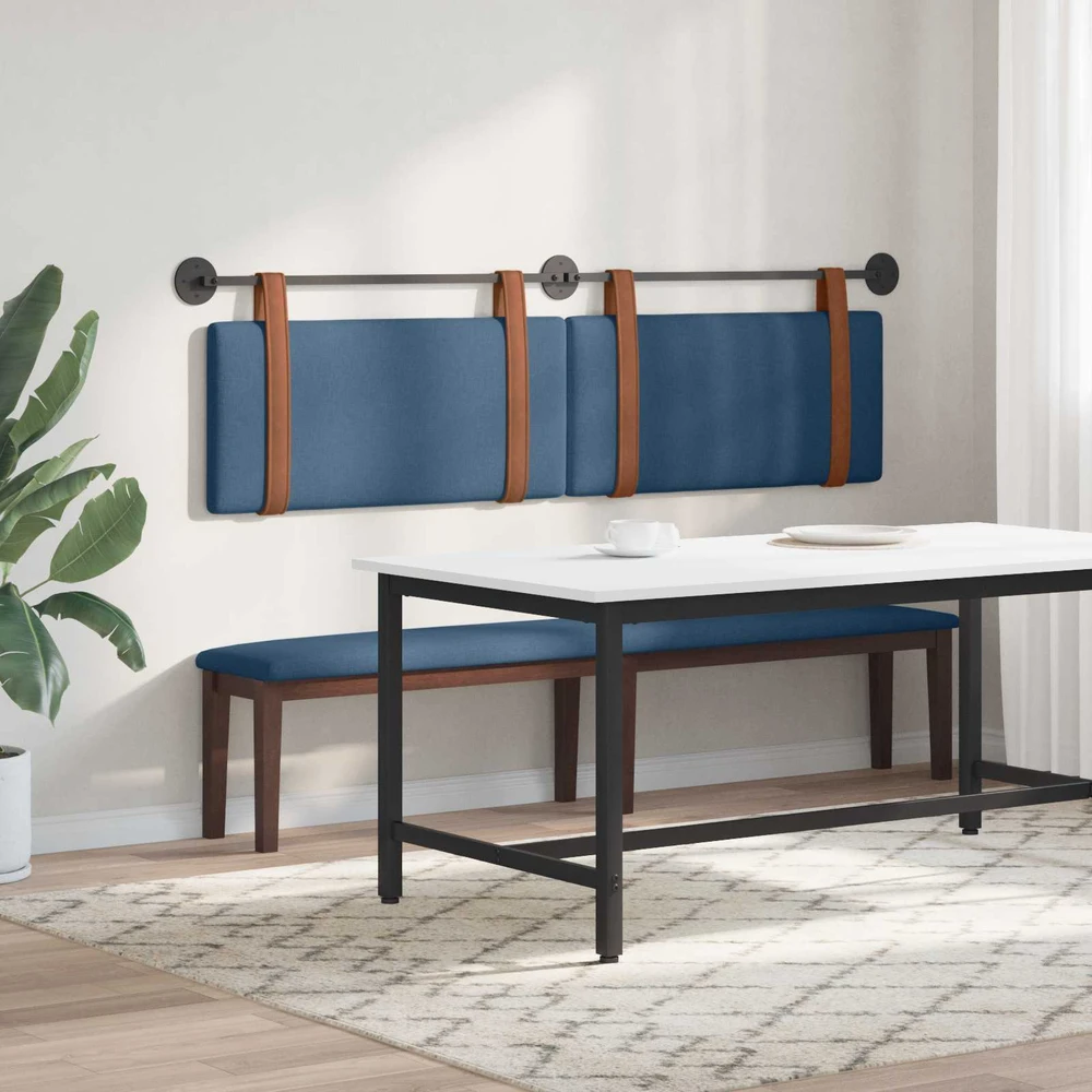 Kabantysis galvūgalis Mėlyna 190 x 55 x 5 cm Antikinis PU
