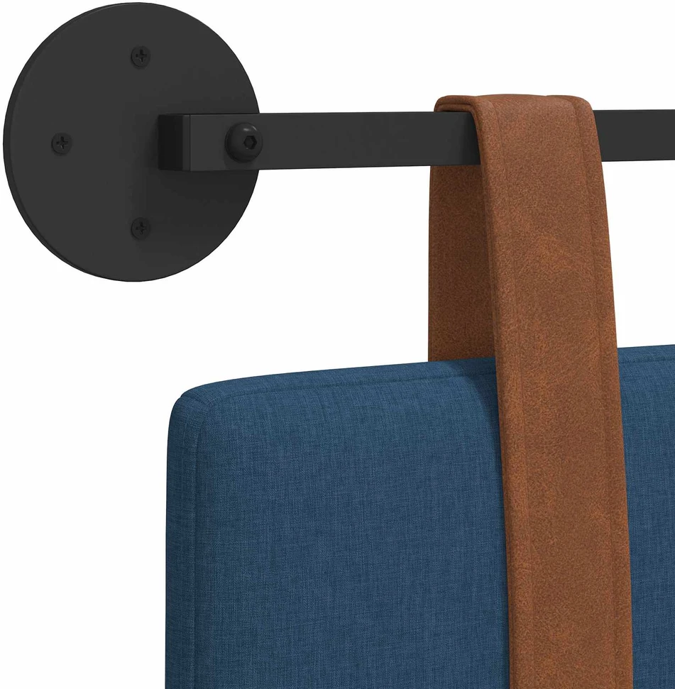 Kabantysis galvūgalis Mėlyna 190 x 55 x 5 cm Antikinis PU
