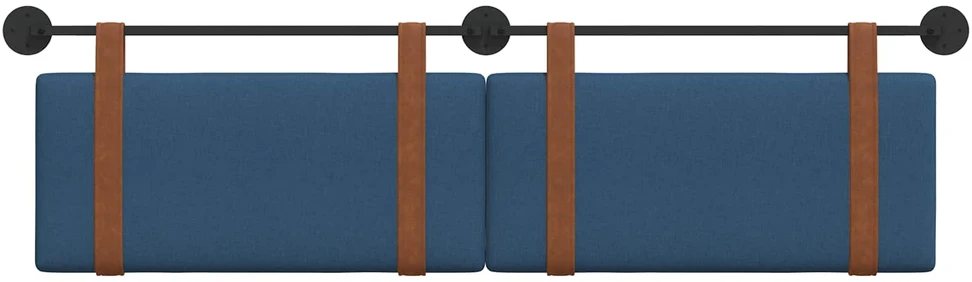 Kabantysis galvūgalis Mėlyna 190 x 55 x 5 cm Antikinis PU
