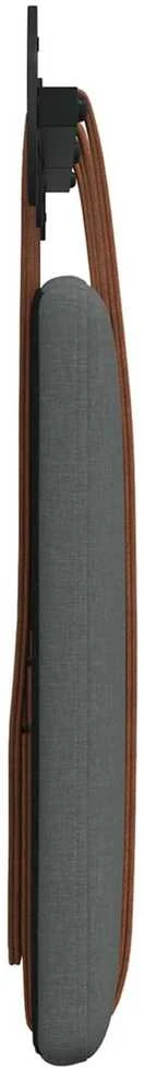 Kabantysis galvūgalis Paprastas Tamsiai pilka 130 x 55 x 5 cm