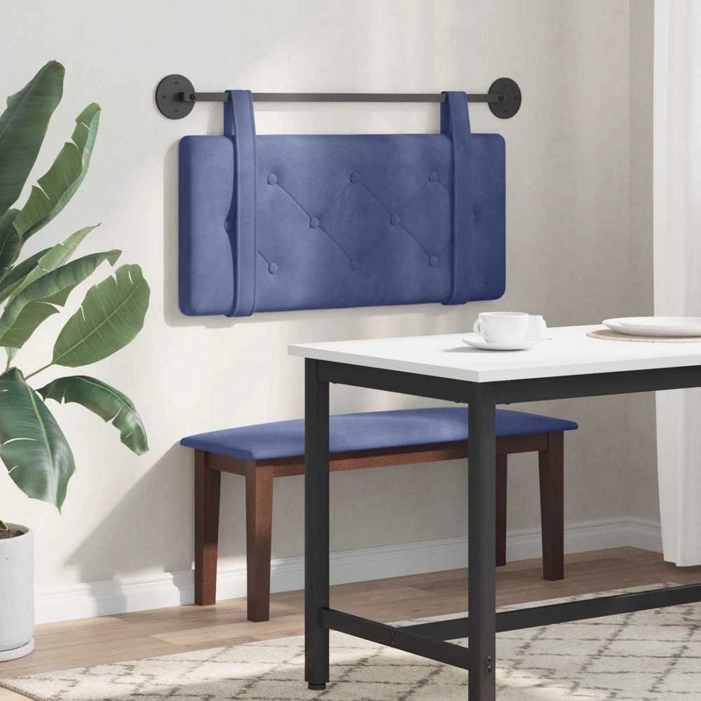 Pakabinamas lovos galvūgalis Policijos mėlyna Aksomas