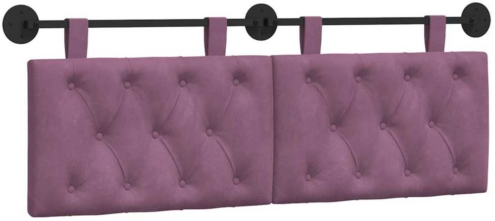 Pakabinamas lovos galvūgalis Violetinė Aksomas