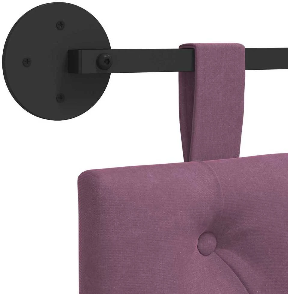 Pakabinamas lovos galvūgalis Violetinė Aksomas