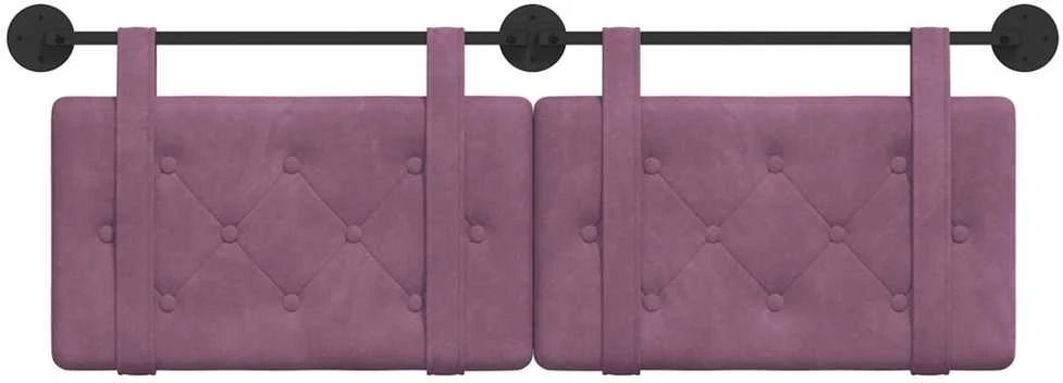 Pakabinamas lovos galvūgalis Violetinė Aksomas