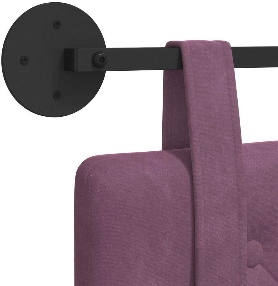 Pakabinamas lovos galvūgalis Violetinė Aksomas