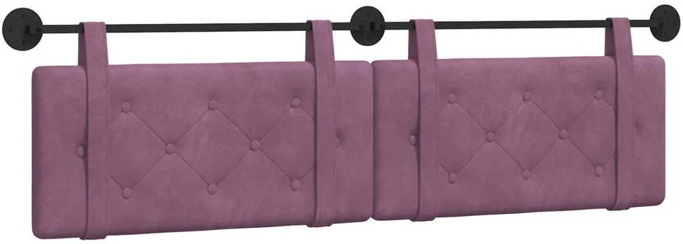 Pakabinamas lovos galvūgalis Violetinė Aksomas
