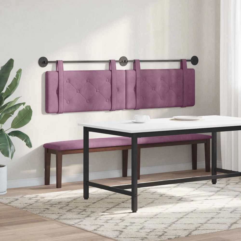 Pakabinamas lovos galvūgalis Violetinė Aksomas