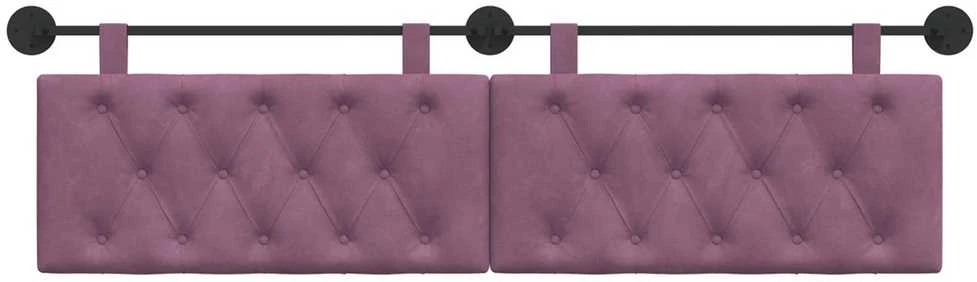 Pakabinamas lovos galvūgalis Violetinė Aksomas