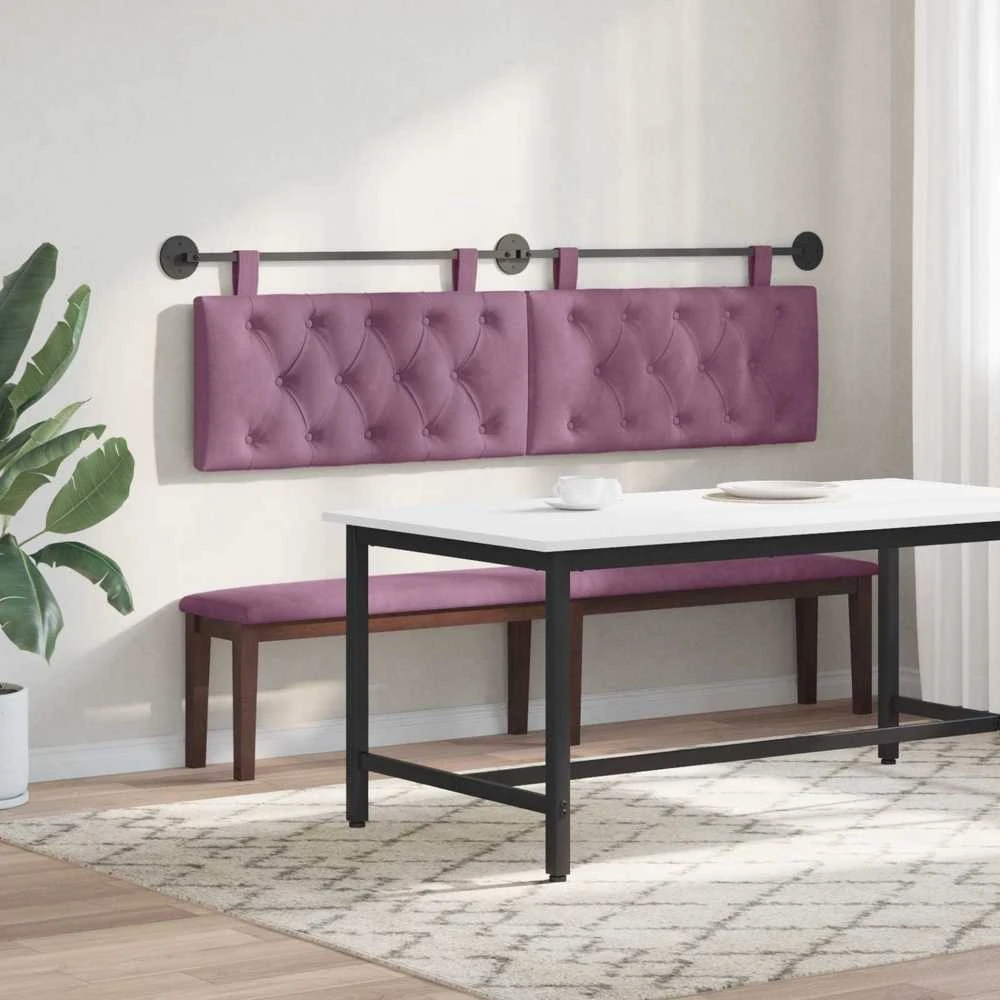 Pakabinamas lovos galvūgalis Violetinė Aksomas