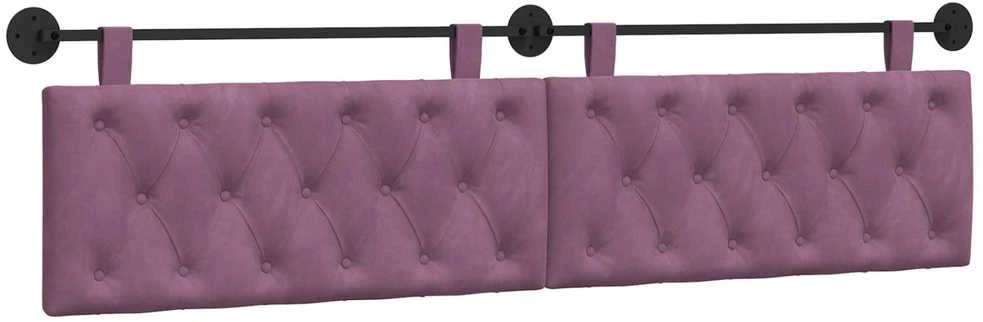 Pakabinamas lovos galvūgalis Violetinė Aksomas